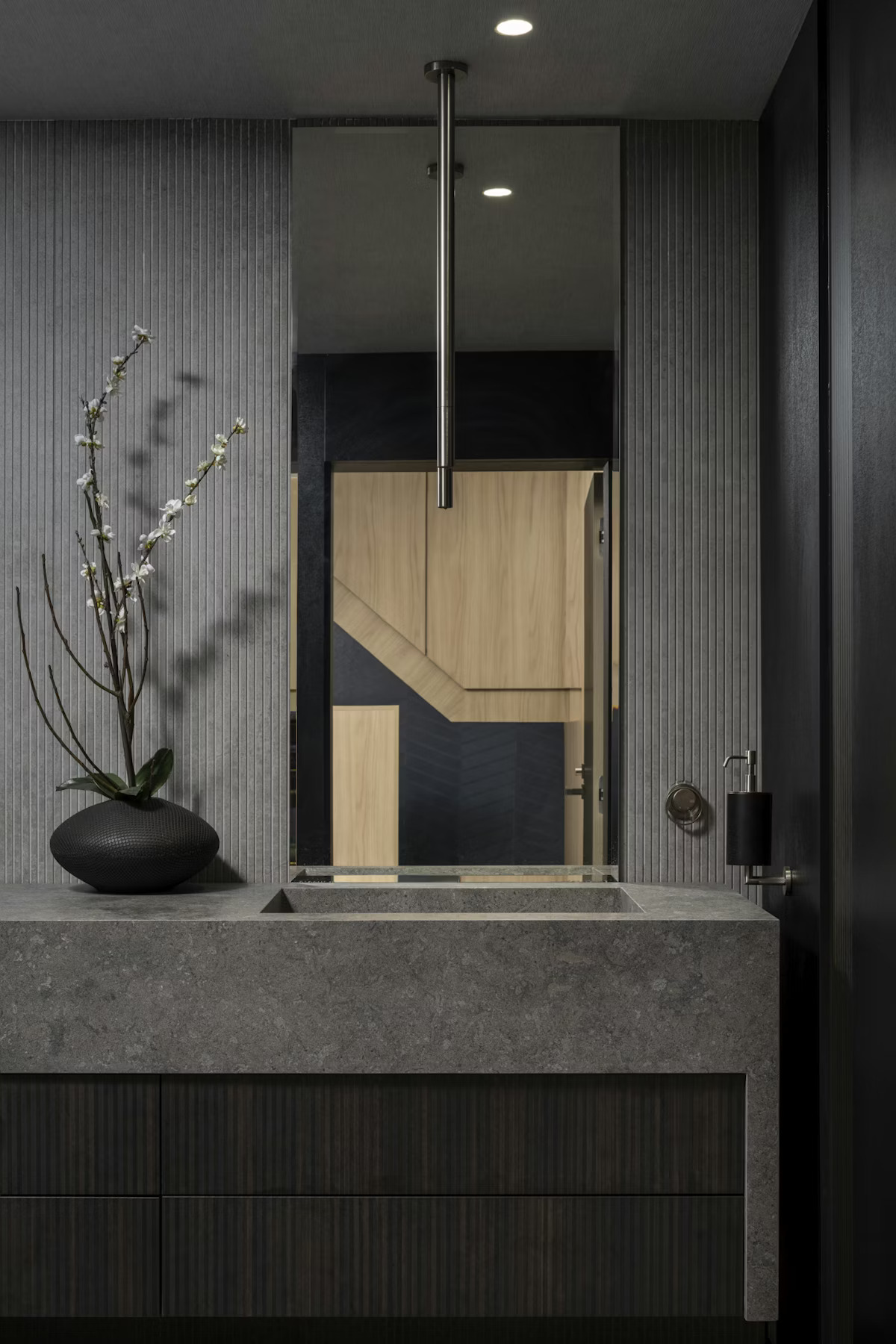 Dekton Kreta bathroom vanity 12mm porcelain 2