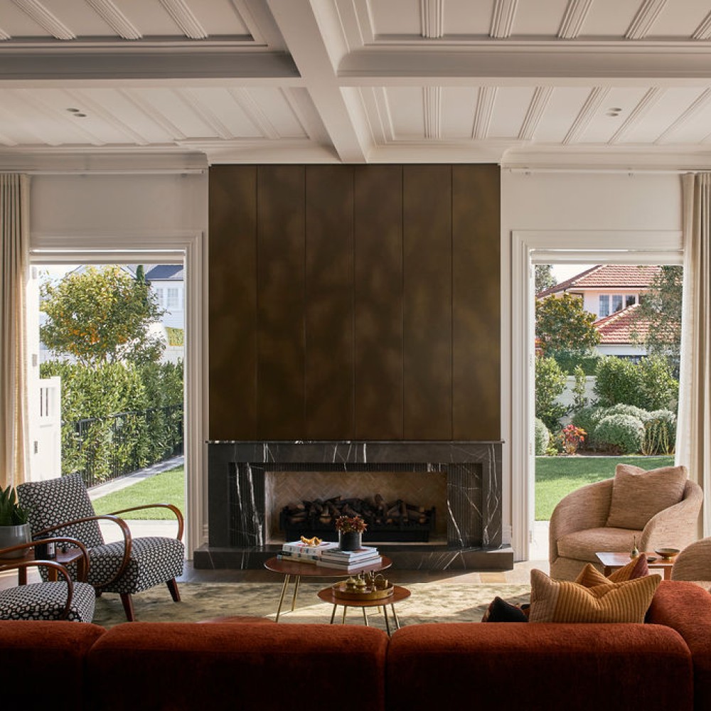 Pietra Grey Marble Fire surround and hearth