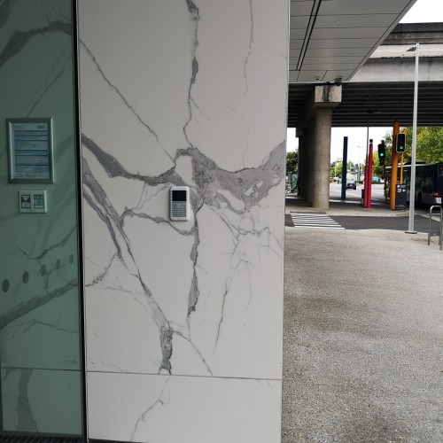 Exterior push button sylvia park