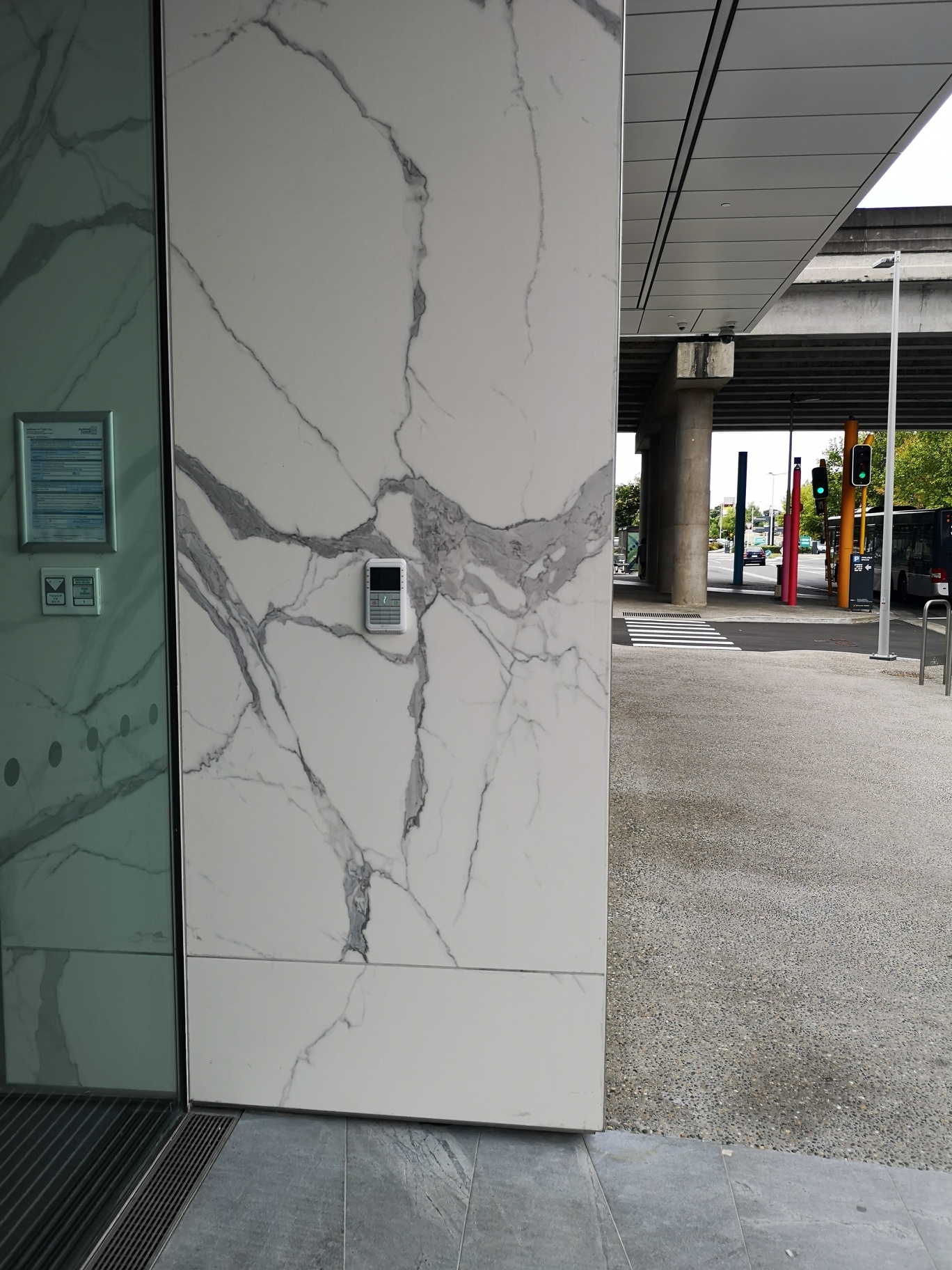Exterior push button sylvia park