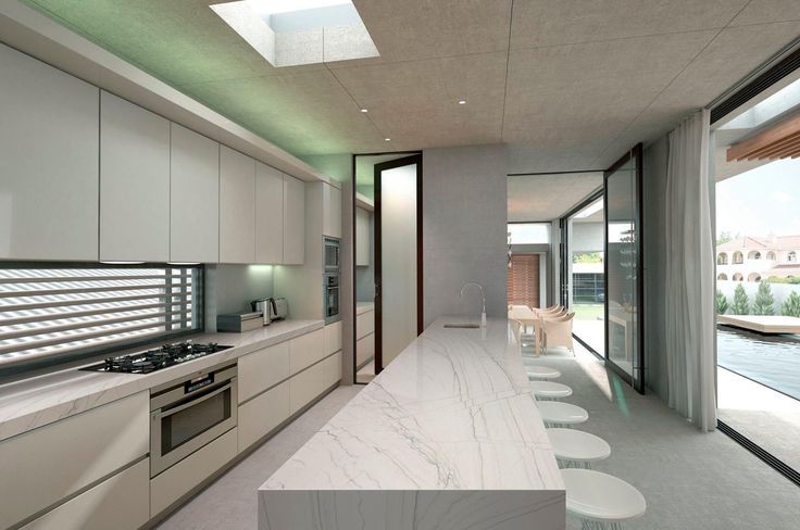 White Macubas Kitchen
