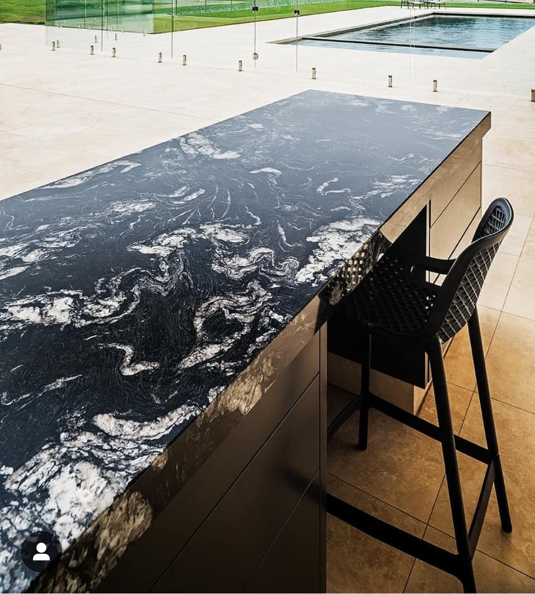 Black forest outdoor table
