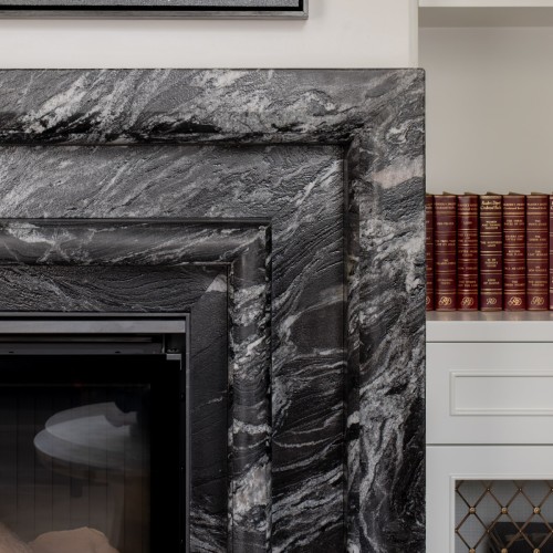 Sensa Black Beauty fire surround v3. Photography by Local Project