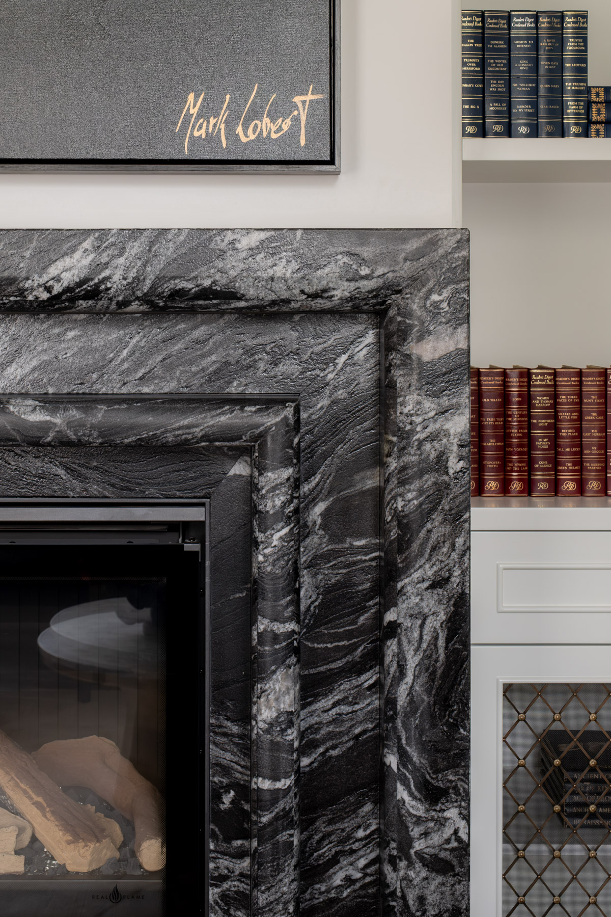 Sensa Black Beauty fire surround v3. Photography by Local Project