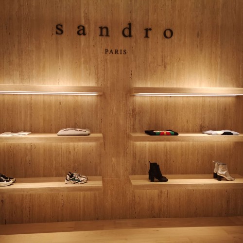 Paris Sandro interior shelving 1
