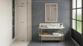 silestone bathroom na le chic parisien bleu plano general