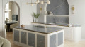 silestone kitchen eu le chic parisien bleu plano general