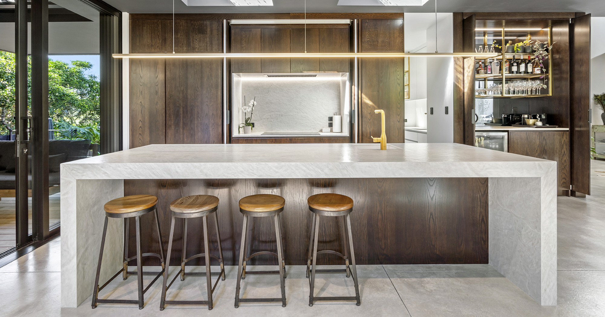 kitchen dekton liquid shell